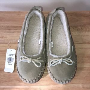 LL BEAN moccasin slippers